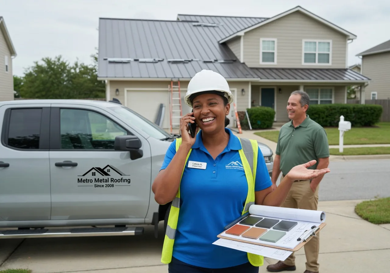 Storm Damage Metal Roof Repair in Slickville, PA